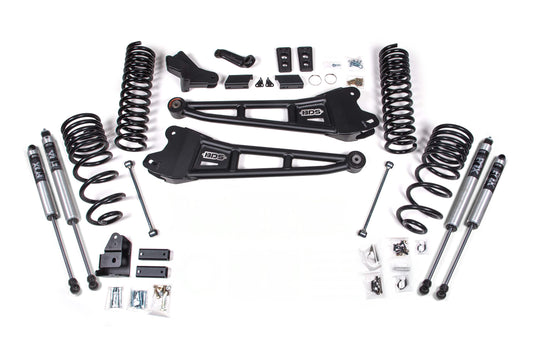 BDS Suspension FOX 2.5 HTO 4 Inch Radius Arm Lift Kit Ram 2500 4WD Diesel (2025-2026))