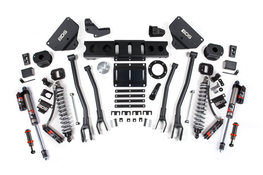 BDS 6 Inch Lift Kit FOX 2.5 Performance Elite Coilover Conversion 4 Link for Ram 2500 Diesel 4WD (2014–2018)
