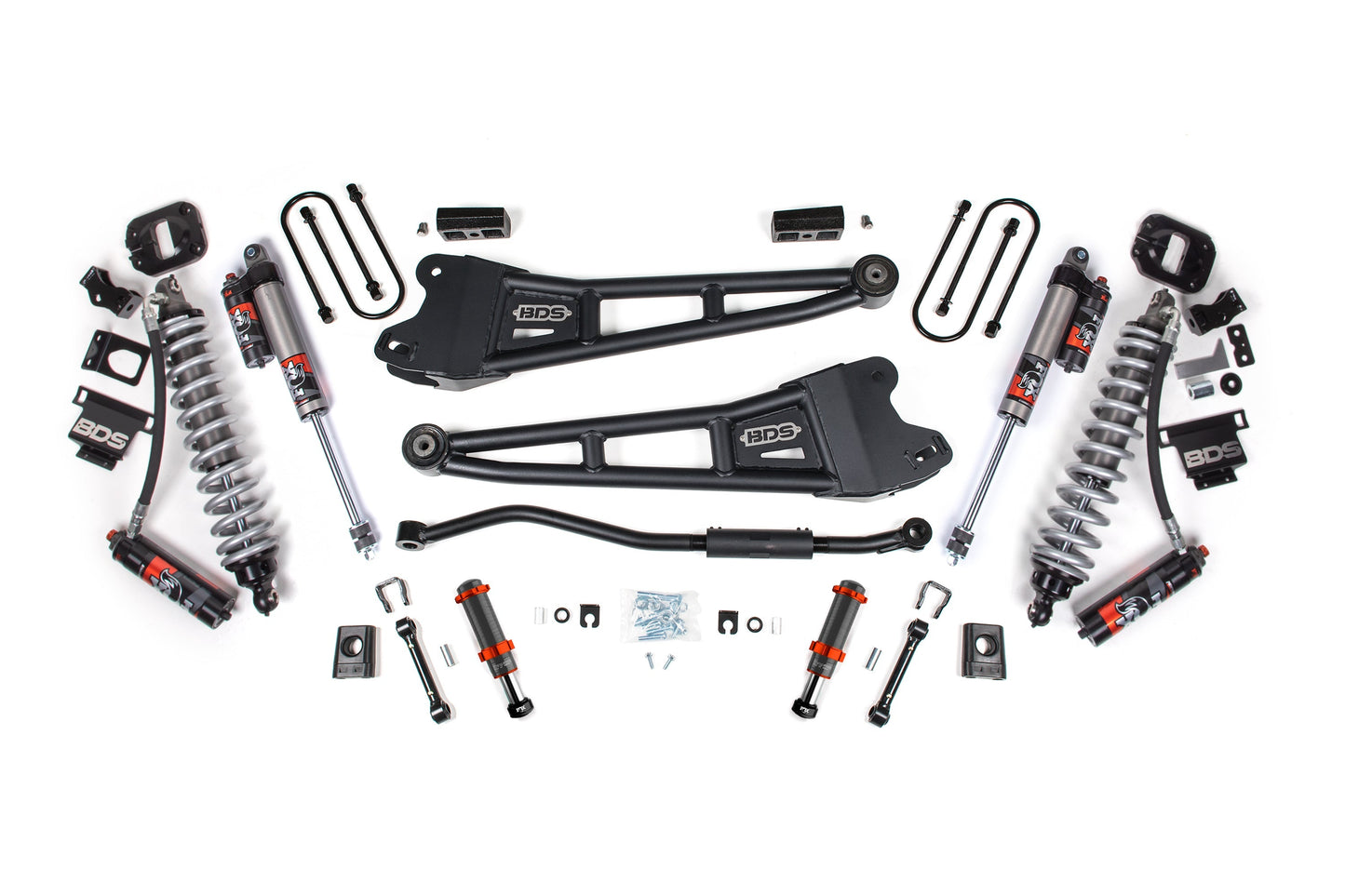 BDS 3 Inch Radius Arm Lift Kit FOX 2.5 Elite Coilovers Ram 3500 Diesel (2013-2018)