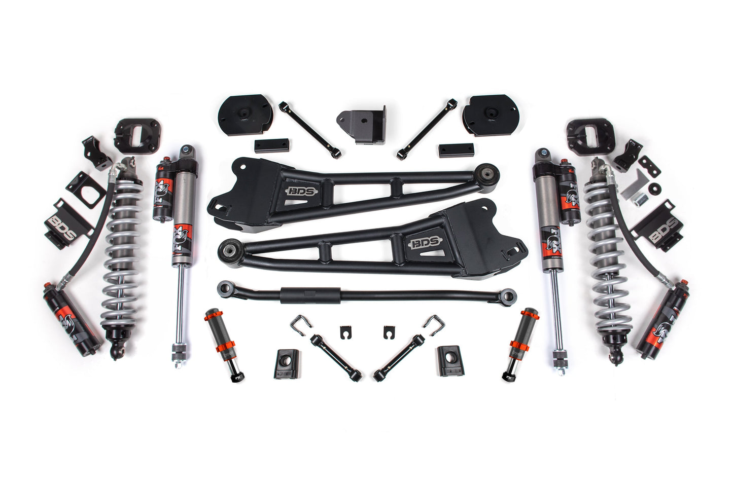 BDS 3 Inch Lift Kit FOX 2.5 Performance Elite Coilover Conversion Radius Arm for Ram 2500 Diesel 4WD (2014–2018) (2025–2026)