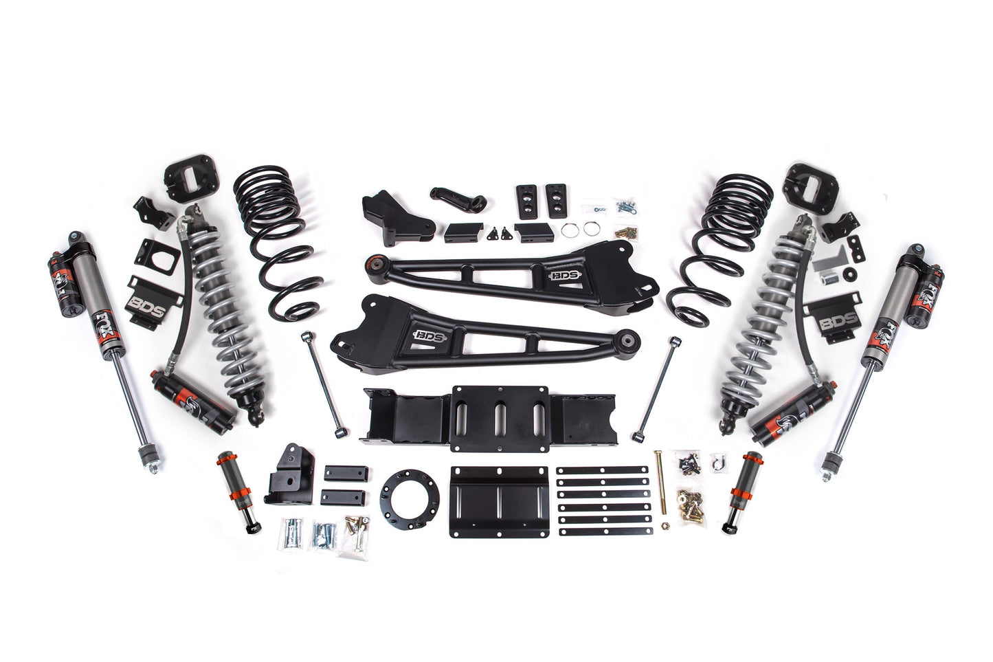 BDS 4 Inch Suspension Lift Kit w/ Radius Arms & FOX 2.5 Performance Elite Coil-Overs Ram 2500 Diesel 4WD (2019–2024)) 4WD Diesel