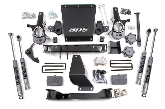 BDS Suspension 4.5 Inch Suspension Lift Kit Chevy Silverado GMC Sierra 1500 4WD (1999–2006)