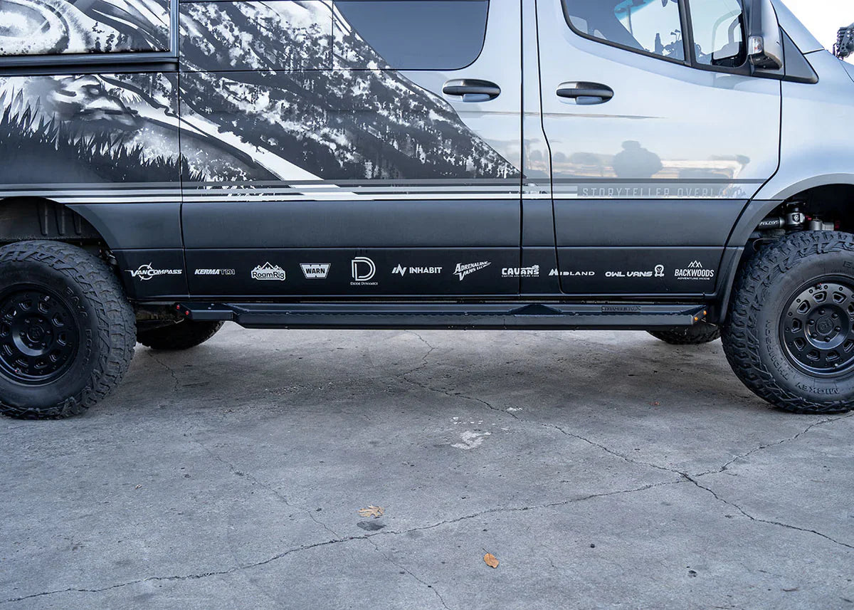 Sprinter Side Steps – Long / Flat Version (Driver Side)