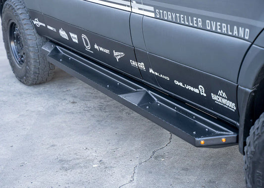 Sprinter/Transit EKKO and Open Trail Side Steps – Short/Flat Version (Fits Driver & Passenger Side)