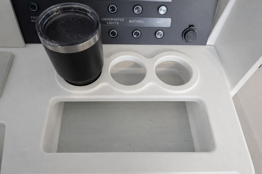 Everglades boat cup holder insert by GripTurf — fits YETI 30 oz tumbler