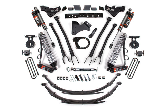 BDS 7 Inch Lift Kit 4-Link FOX 2.5 Performance Elite Ford F250 F350 Super Duty Diesel 4WD (2023–2026)
