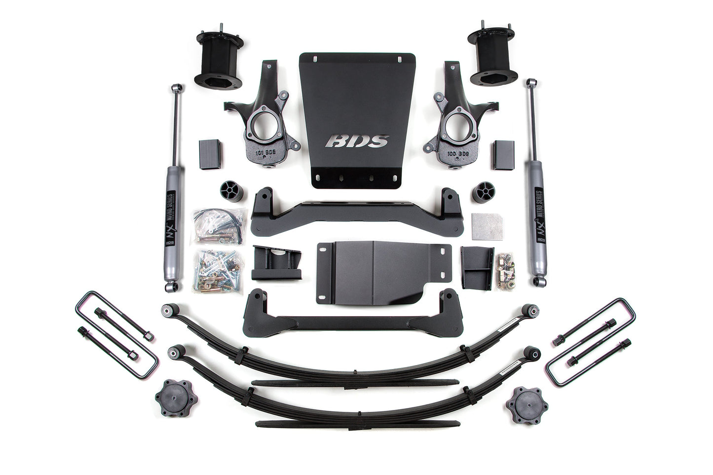 BDS 6 Inch Suspension Lift Kit Chevy Silverado 1500 & GMC Sierra 1500 4WD (2007–2013)
