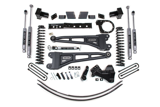 BDS Suspension 6 Inch Lift Kit Ford F250 F350 4WD Diesel (2017-2019)