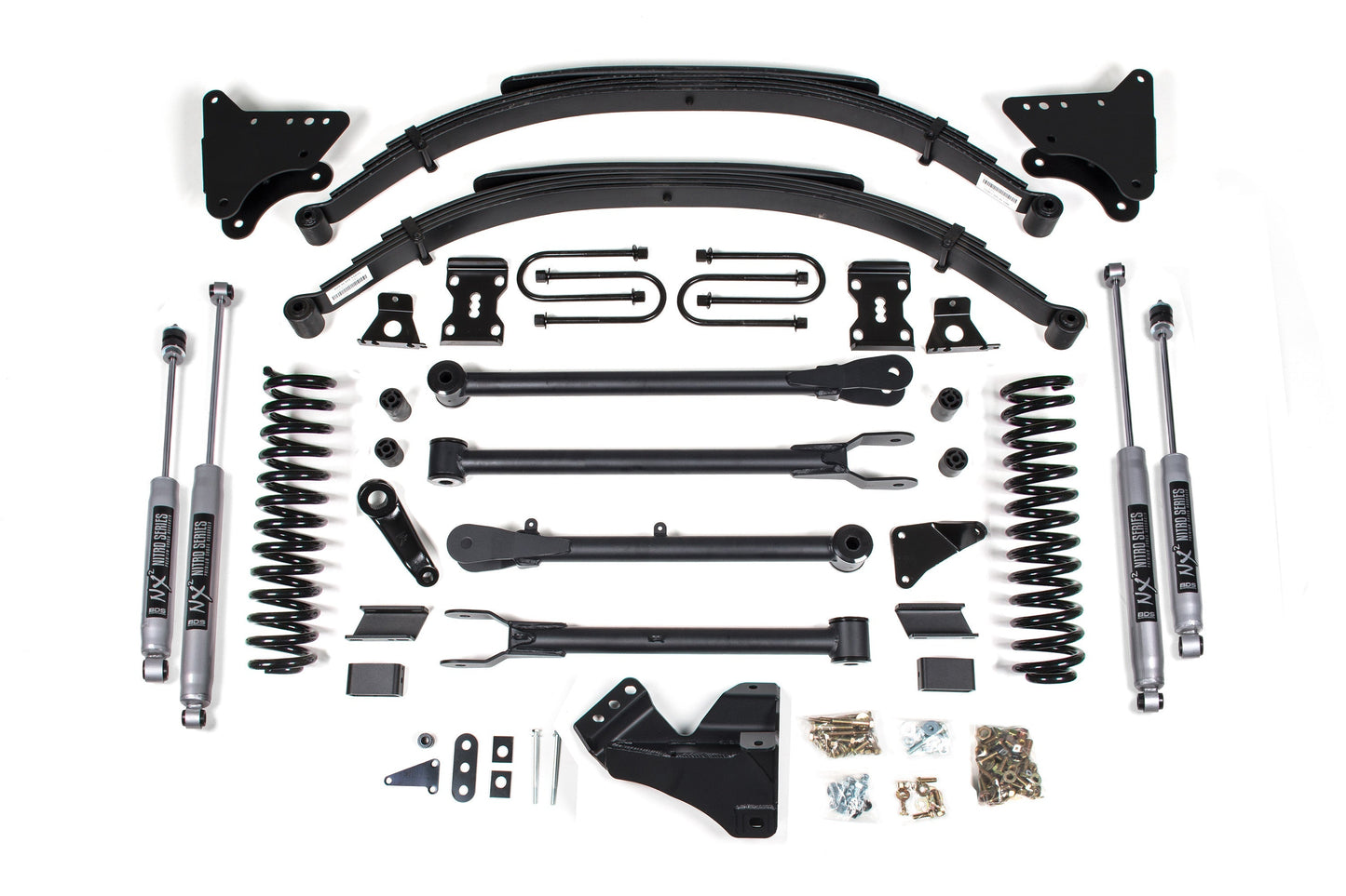 BDS 4 Inch 4-Link Lift Kit Ford F250/F350 Super Duty Diesel 4WD (2005–2007)