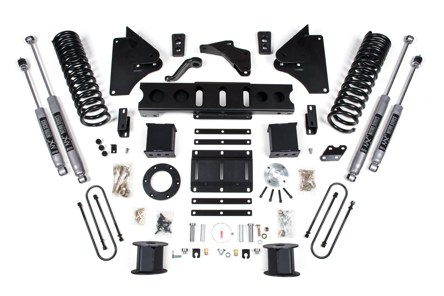 BDS Suspension 6 Inch Lift Kit Ram 3500 4WD Diesel w/ Rear Air Ride (2013-2018)