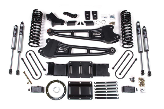 BDS Suspension NX2 4 Inch Radius Arm Lift Kit Ram 3500 4WD Gas (2019-2023)