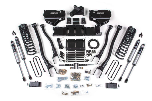 BDS 4 Inch 4-Link Lift Kit Ram 3500 Gas 4WD (2019–2023)