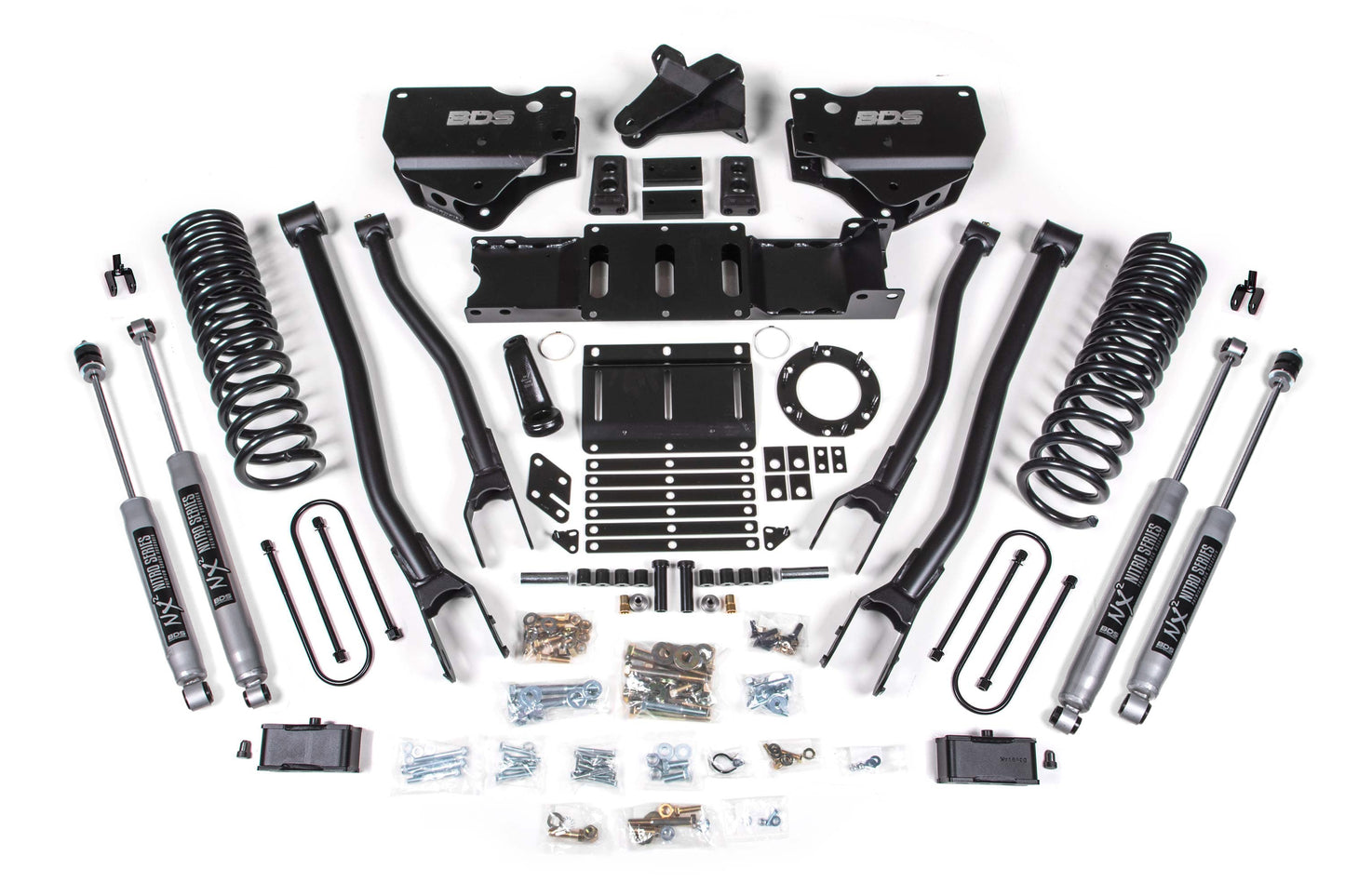 BDS 4 Inch 4-Link Lift Kit Ram 3500 Gas 4WD (2019–2023)