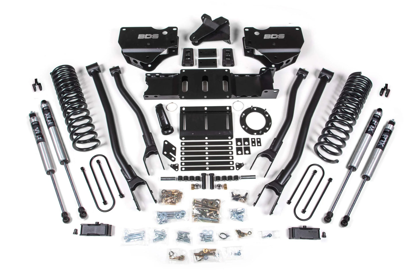 BDS Suspension NX2 Series 4 Inch 4-Link Lift Kit Ram 3500 4WD Gas (2019-2023)