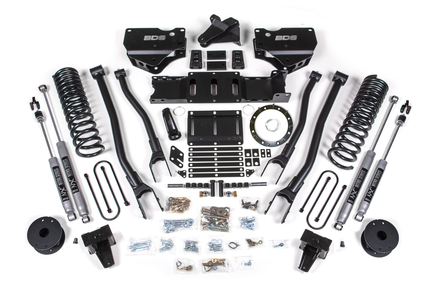 BDS Suspension NX2 6 Inch 4-Link Lift Kit Ram 3500 Rear Air Ride 4WD Diesel (2019-2024)