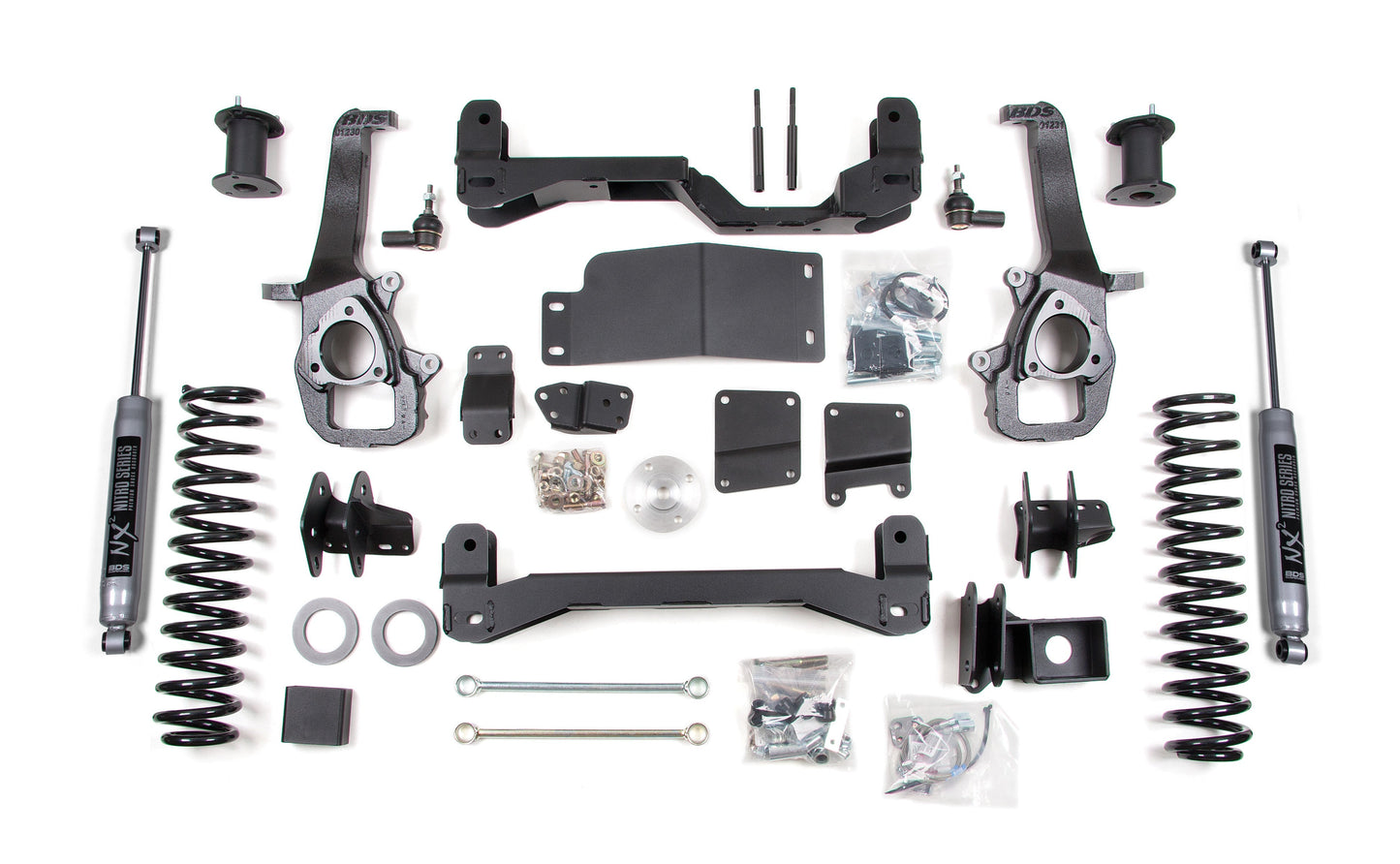 BDS 4 Inch Suspension Lift Kit w/ FOX 2.0 Performance Series Shocks Dodge Ram 1500 4WD (2009–2011)