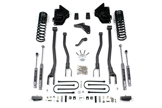 BDS Suspension 4 Inch 4-Link Lift Kit Ram 3500 4WD Gas (2013–2018)