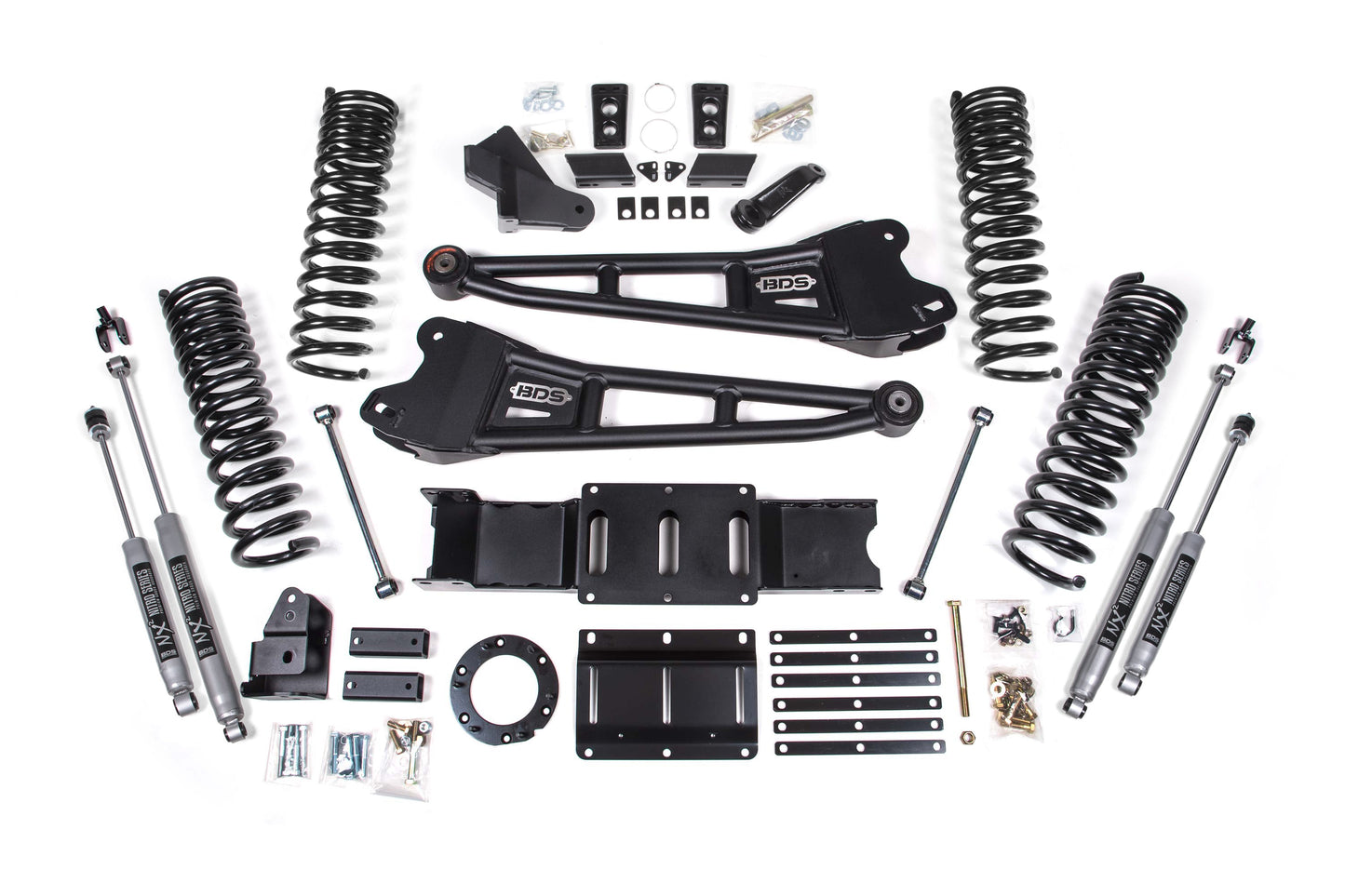 BDS Suspension 6 Inch Radius Arm Suspension Lift Kit Ram 2500 4WD Diesel (2019–2024)