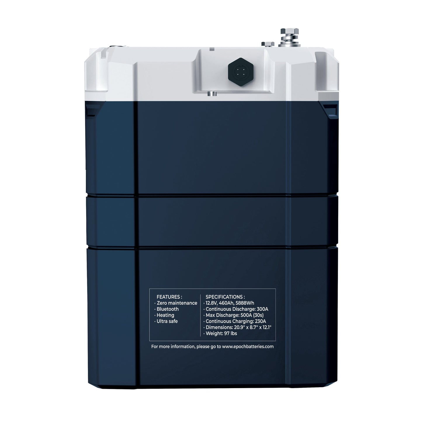 12V 460Ah V2 Elite Series - Heated & Bluetooth & Victron Comms LiFePO4 Battery