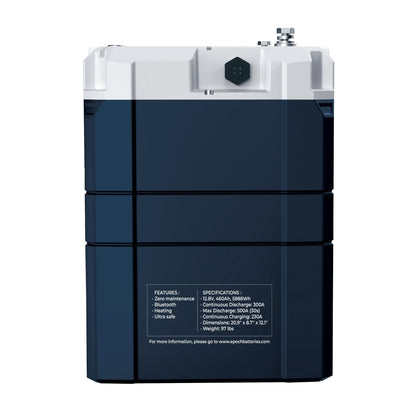 12V 460Ah V2 Elite Series - Heated & Bluetooth & Victron Comms LiFePO4 Battery