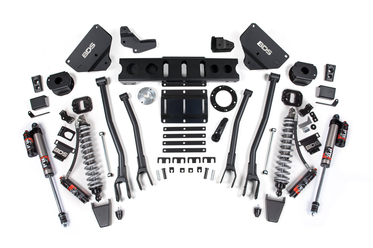 BDS 6 Inch Lift Kit FOX 2.5 Performance Elite Coilover Conversion 4 Link for Ram 2500 Diesel 4WD (2014–2018)