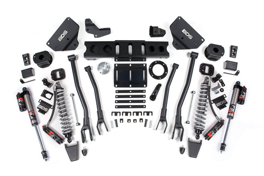 BDS 6 Inch Lift Kit FOX 2.5 Performance Elite Coilover Conversion 4 Link for Ram 2500 Diesel 4WD (2014–2018)