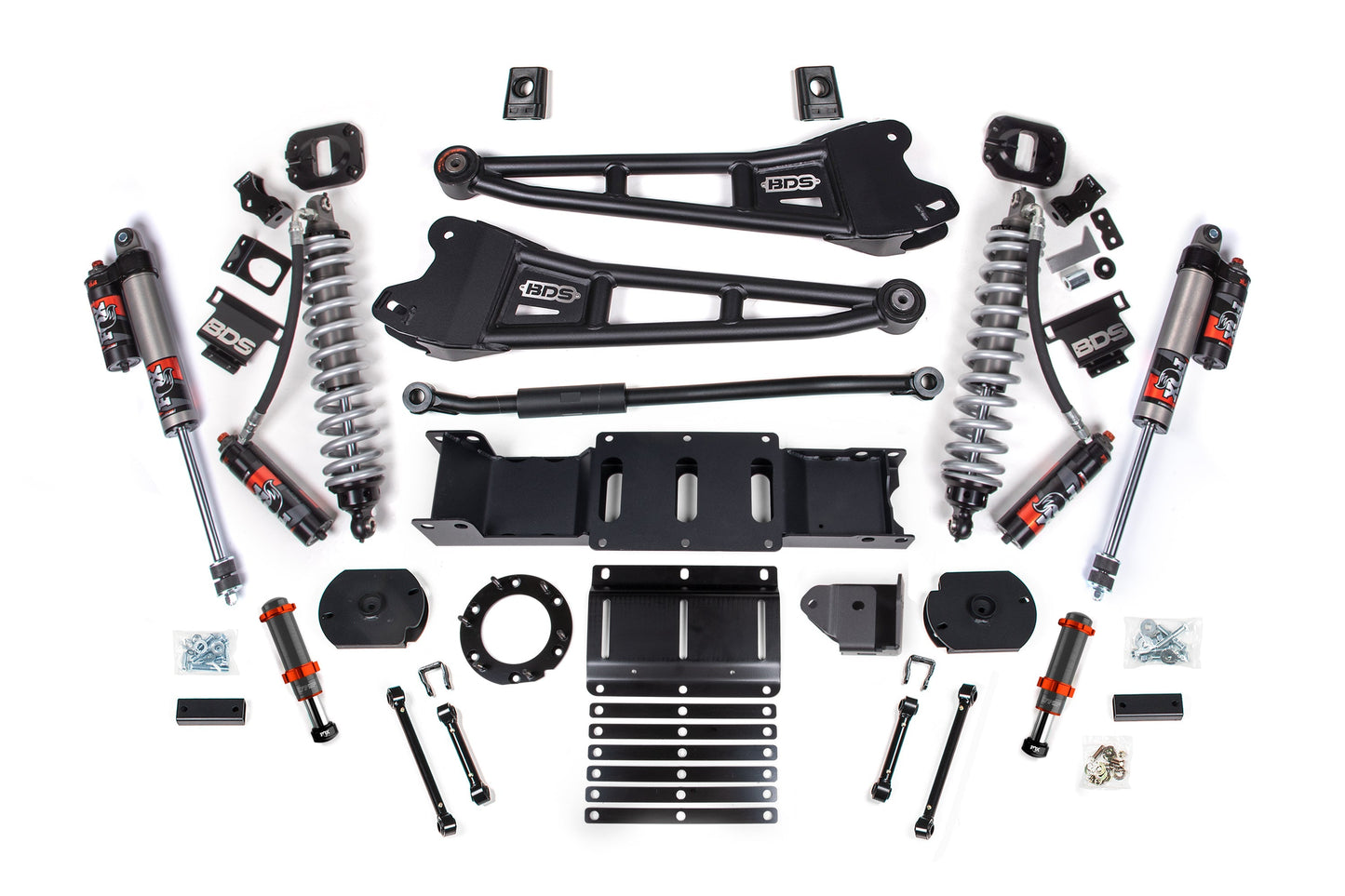 BDS 3 Inch Suspension Lift Kit w/ Radius Arms & FOX 2.5 Performance Elite Coil-Overs Ram 2500 Diesel 4WD (2019–2024)