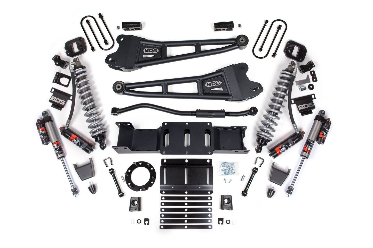 BDS 3 Inch Suspension Lift Kit w/ Radius Arm & FOX 2.5 Coil-Over Conversion Ram 3500 Diesel 4WD (2019–2024)