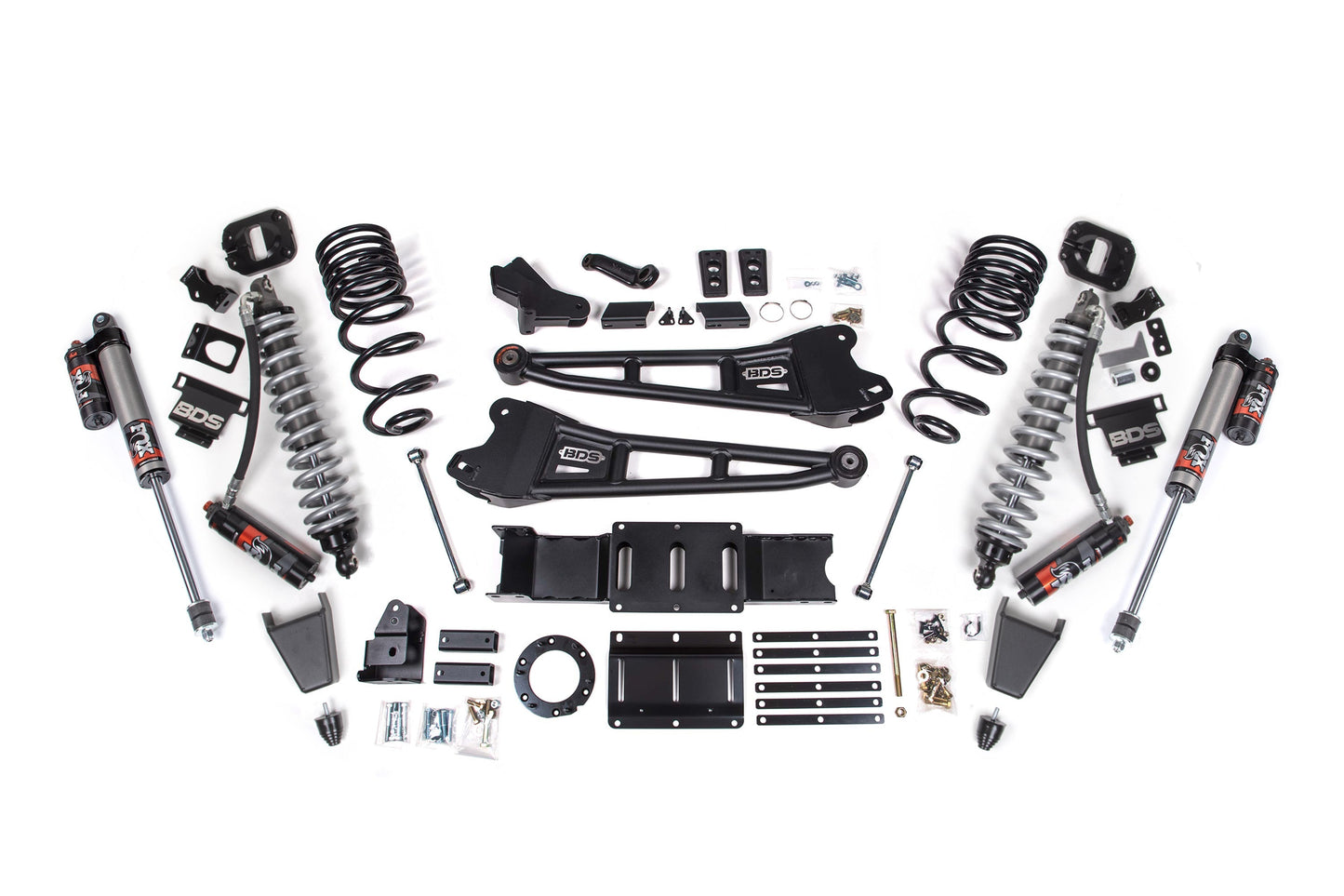 BDS 4 Inch Suspension Lift Kit w/ Radius Arms & FOX 2.5 Performance Elite Coil-Overs Ram 2500 Diesel 4WD (2019–2024)) 4WD Diesel