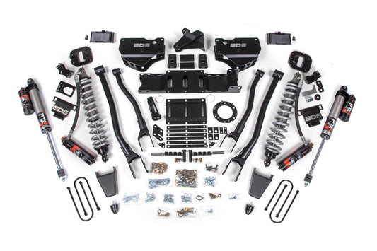 BDS 4” 4-Link Lift Kit w/ FOX 2.5 Performance Elite Coilovers – Ram 3500 4WD Diesel (2019–2024)