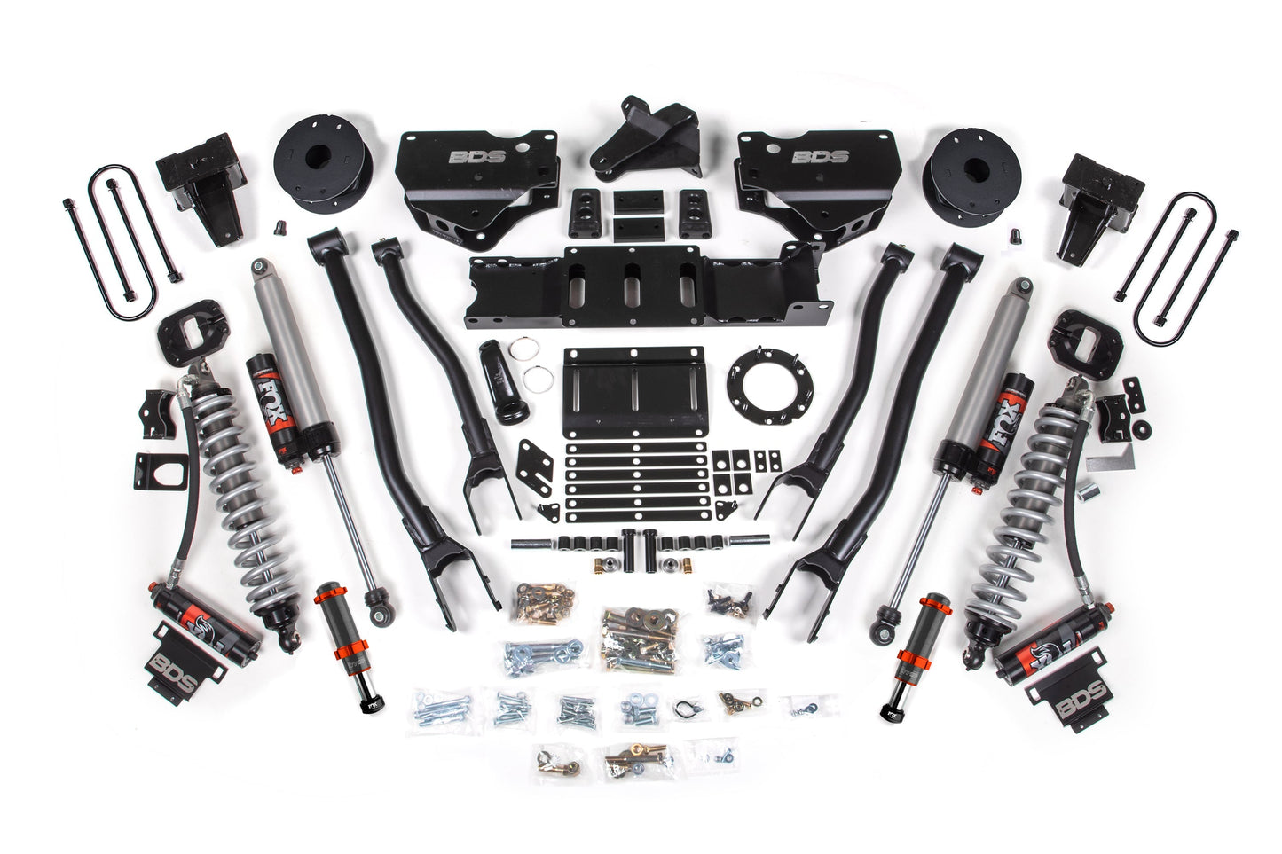 BDS 6 Inch 4-Link Lift Kit FOX 2.5 Elite Coilovers Ram 3500 Diesel (2019-2024)