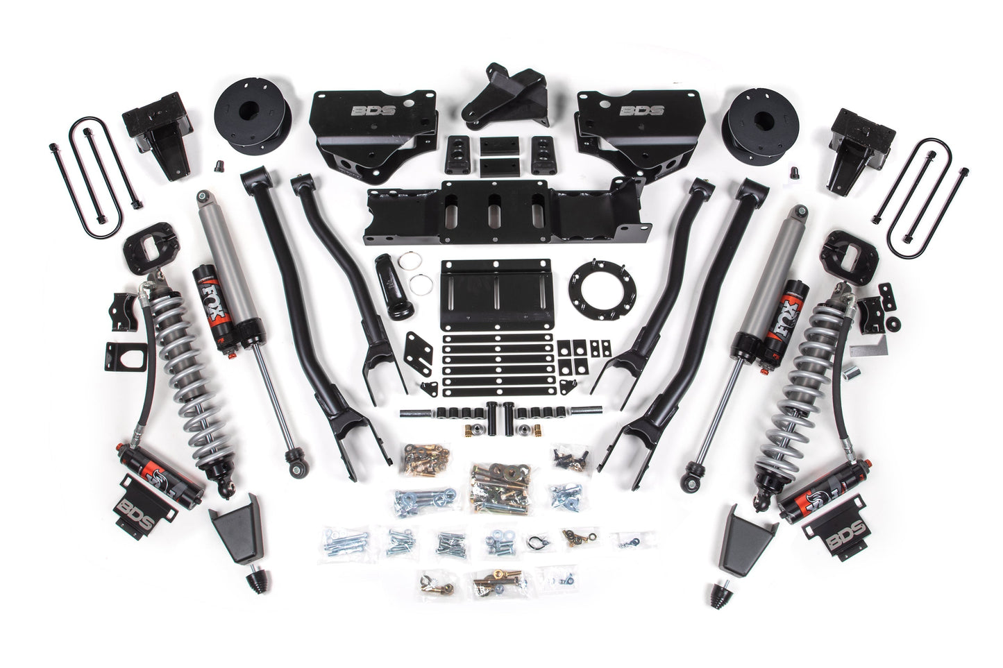 BDS 6 Inch 4-Link Lift Kit FOX 2.5 Elite Coilovers Ram 3500 Diesel (2019-2024)