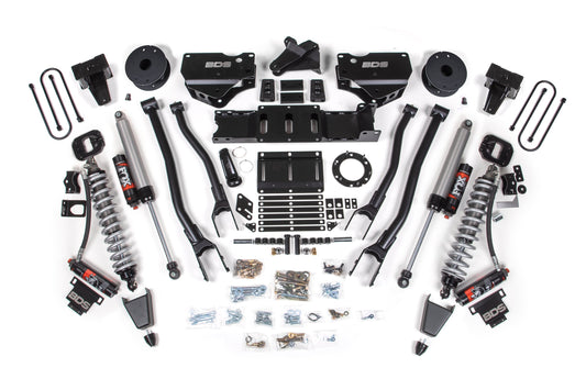 BDS 6 Inch 4-Link Lift Kit FOX 2.5 Elite Coilovers Ram 3500 Diesel (2019-2024)
