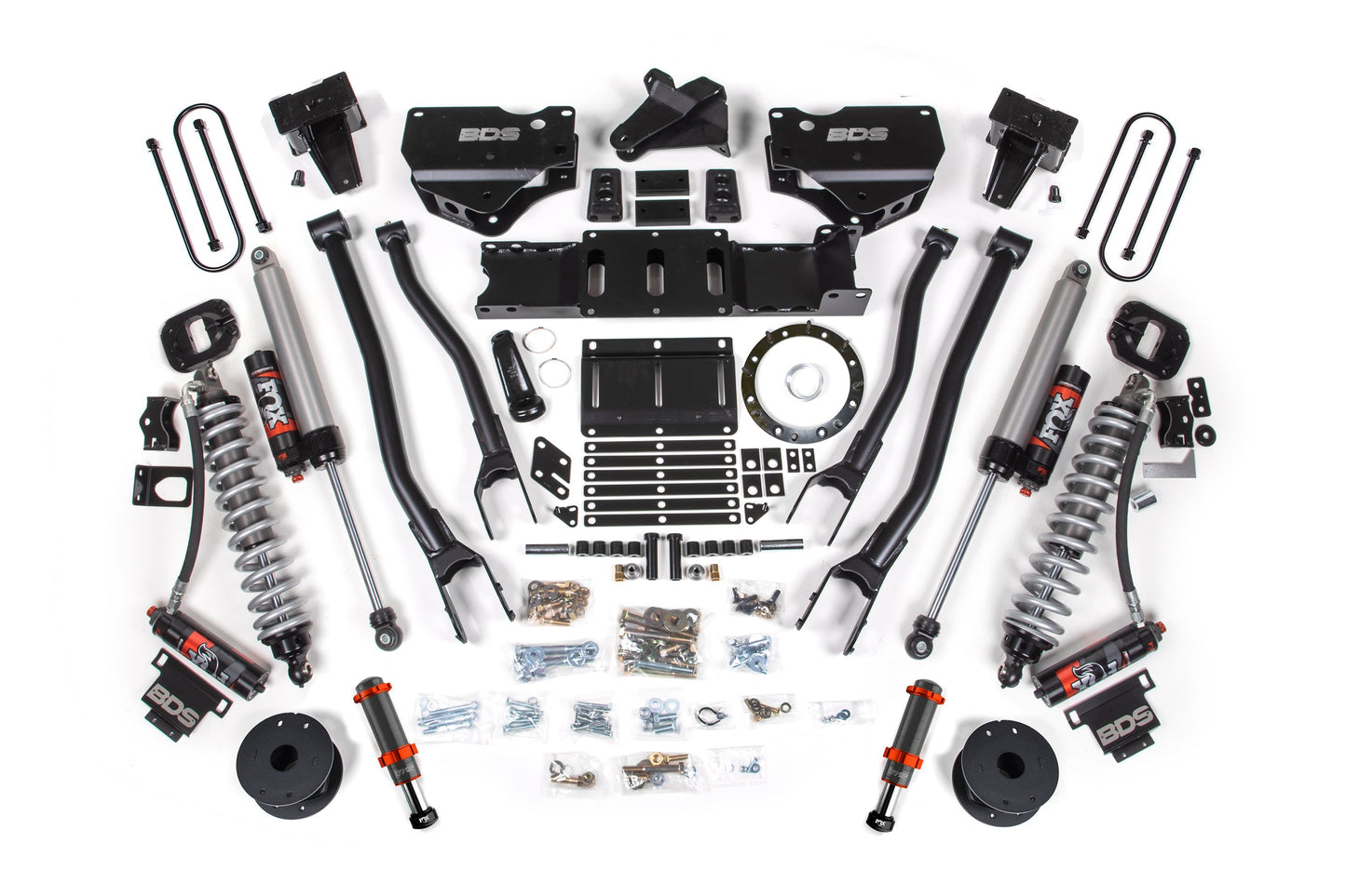 BDS 6 Inch 4-Link Lift Kit FOX 2.5 Elite Coilovers Ram 3500 Diesel (2019-2024)