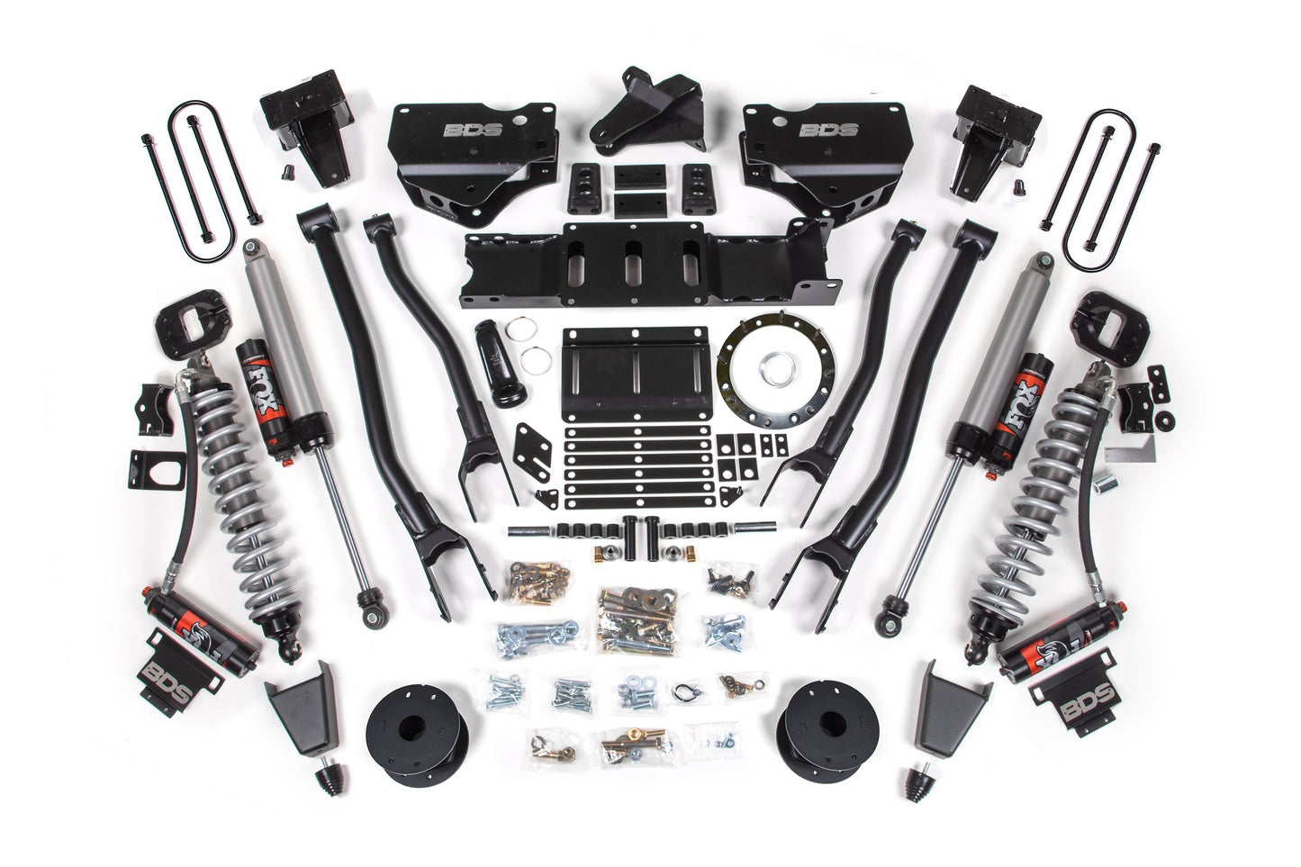 BDS 6 Inch 4-Link Lift Kit FOX 2.5 Elite Coilovers Ram 3500 Diesel (2019-2024)