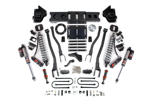 BDS 4 Inch 4-Link Lift Kit FOX 2.5 Elite Coilovers Ram 3500 Diesel (2013-2018)