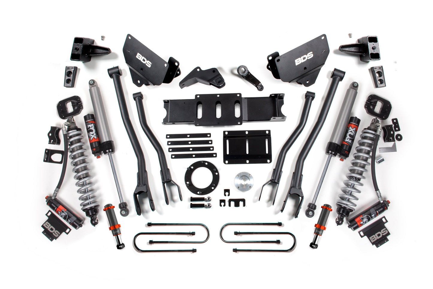 BDS 6 Inch 4-Link Lift Kit FOX 2.5 Performance Elite Coilover Conversion for Ram 3500 Diesel 4WD (2013–2018)