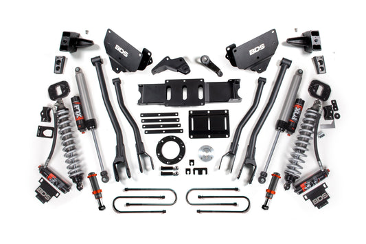 BDS 6 Inch 4-Link Lift Kit FOX 2.5 Performance Elite Coilover Conversion for Ram 3500 Diesel 4WD (2013–2018)