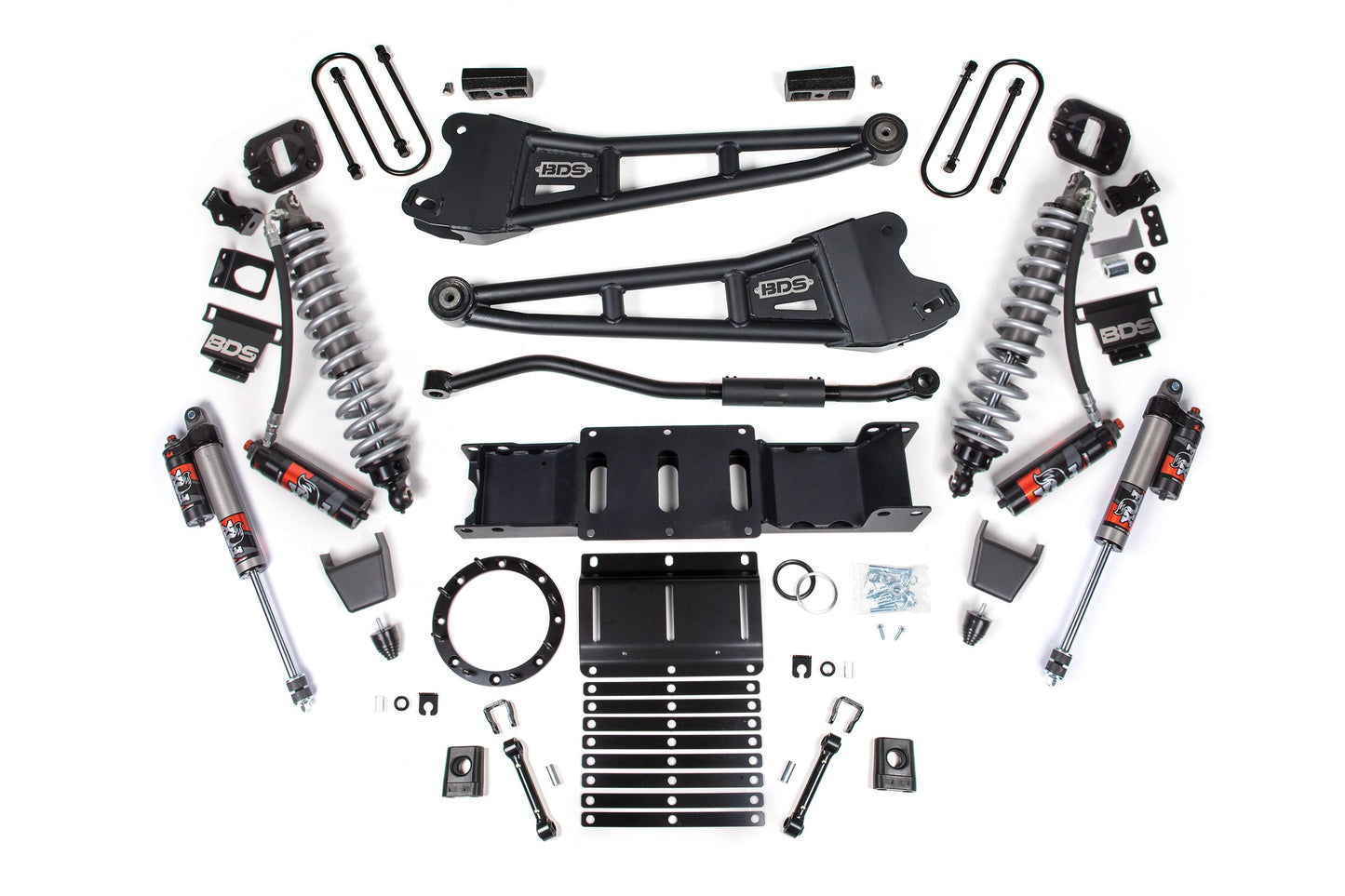 BDS 3 Inch Suspension Lift Kit w/ Radius Arm & FOX 2.5 Coil-Over Conversion Ram 3500 Diesel 4WD (2019–2024)