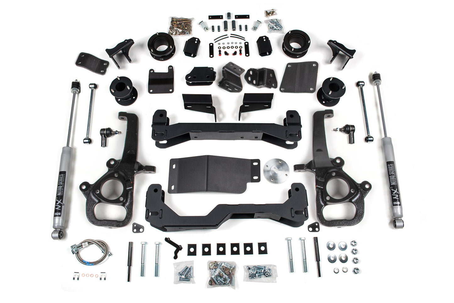 BDS 4 Inch Suspension Lift Kit w/ NX2 Nitro Shocks Ram 1500 4WD w/ Factory Air Ride (2025–2026)