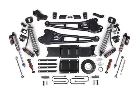 BDS 4 Inch Lift Kit FOX 2.5 Performance Elite Coilover Conversion for Ram 3500 Diesel 4WD (2013–2018)