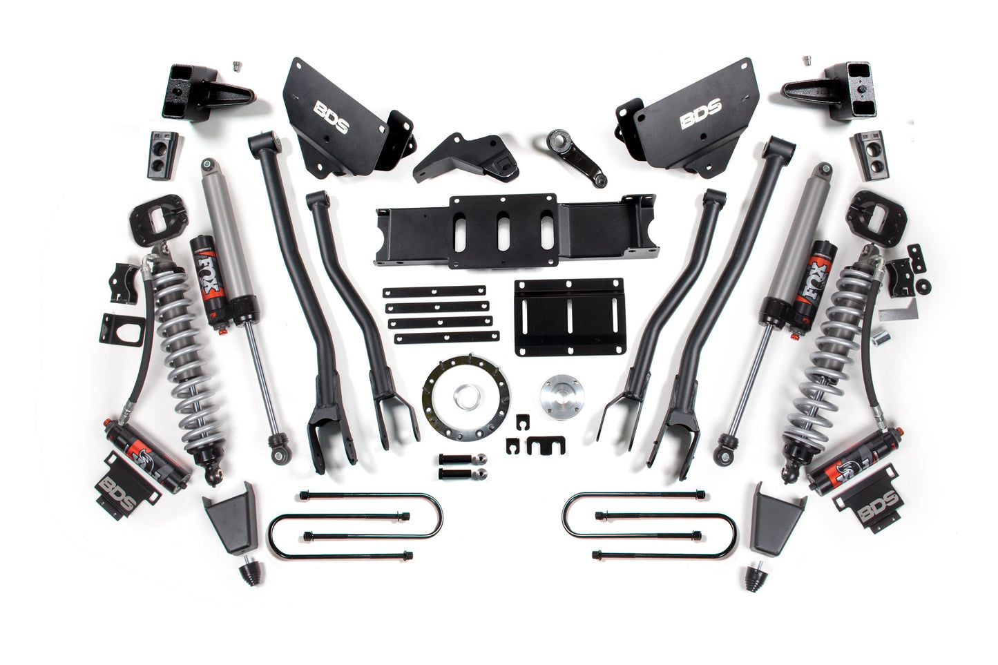 BDS 6 Inch 4-Link Lift Kit FOX 2.5 Performance Elite Coilover Conversion for Ram 3500 Diesel 4WD (2013–2018)