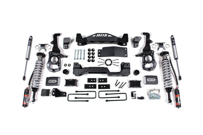 BDS 4 Inch Suspension Lift Kit w/ FOX 2.5 Performance Elite Coil-Overs Ford F-150 4WD (2021–2026)