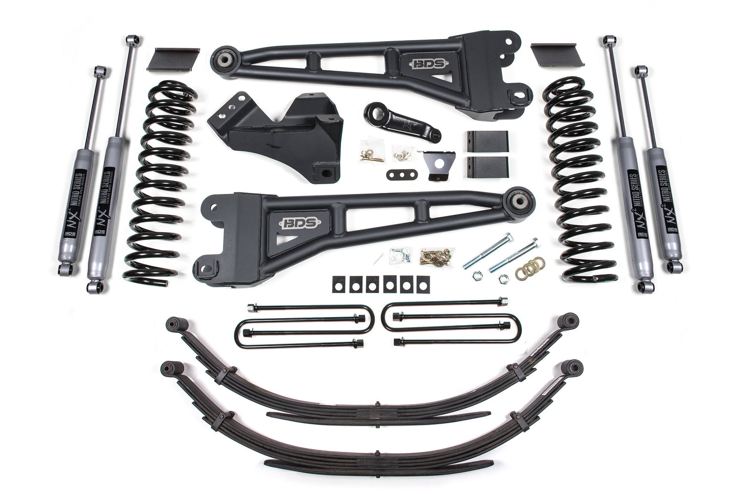 BDS 4 Inch Radius Arm Lift Kit Ford F250/F350 Super Duty Gas 4WD (2011–2016)
