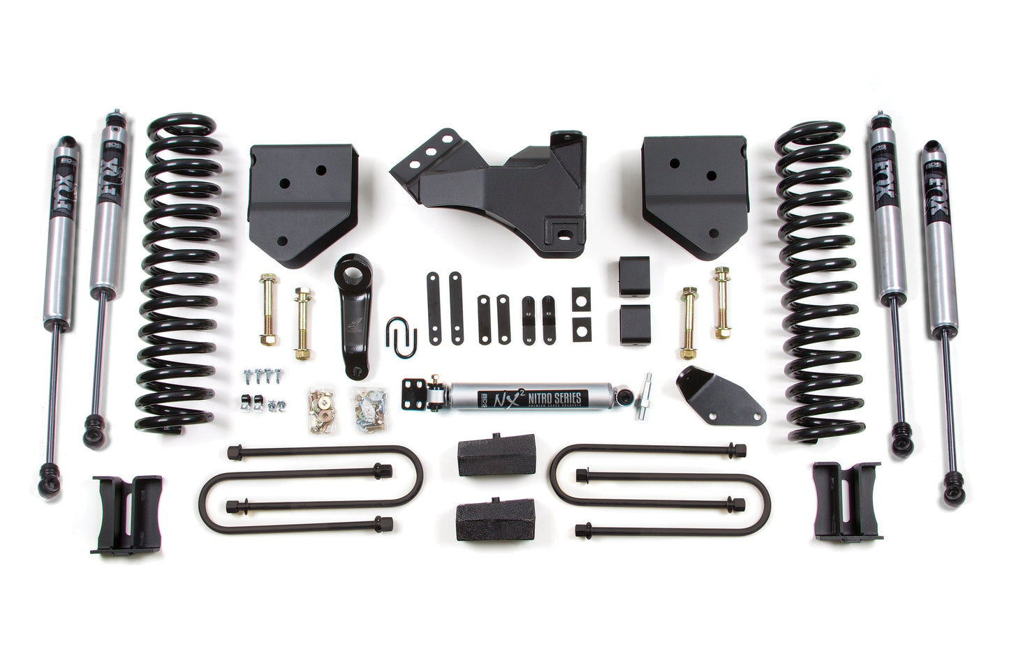 BDS Suspension 4 Inch Lift Kit Ford F250 F350 Super Duty 4WD Gas (2005–2007)