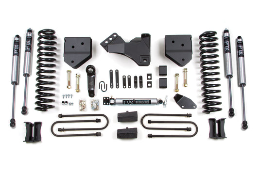 BDS Suspension 4 Inch Lift Kit Ford F250 F350 Super Duty 4WD Gas (2005–2007)