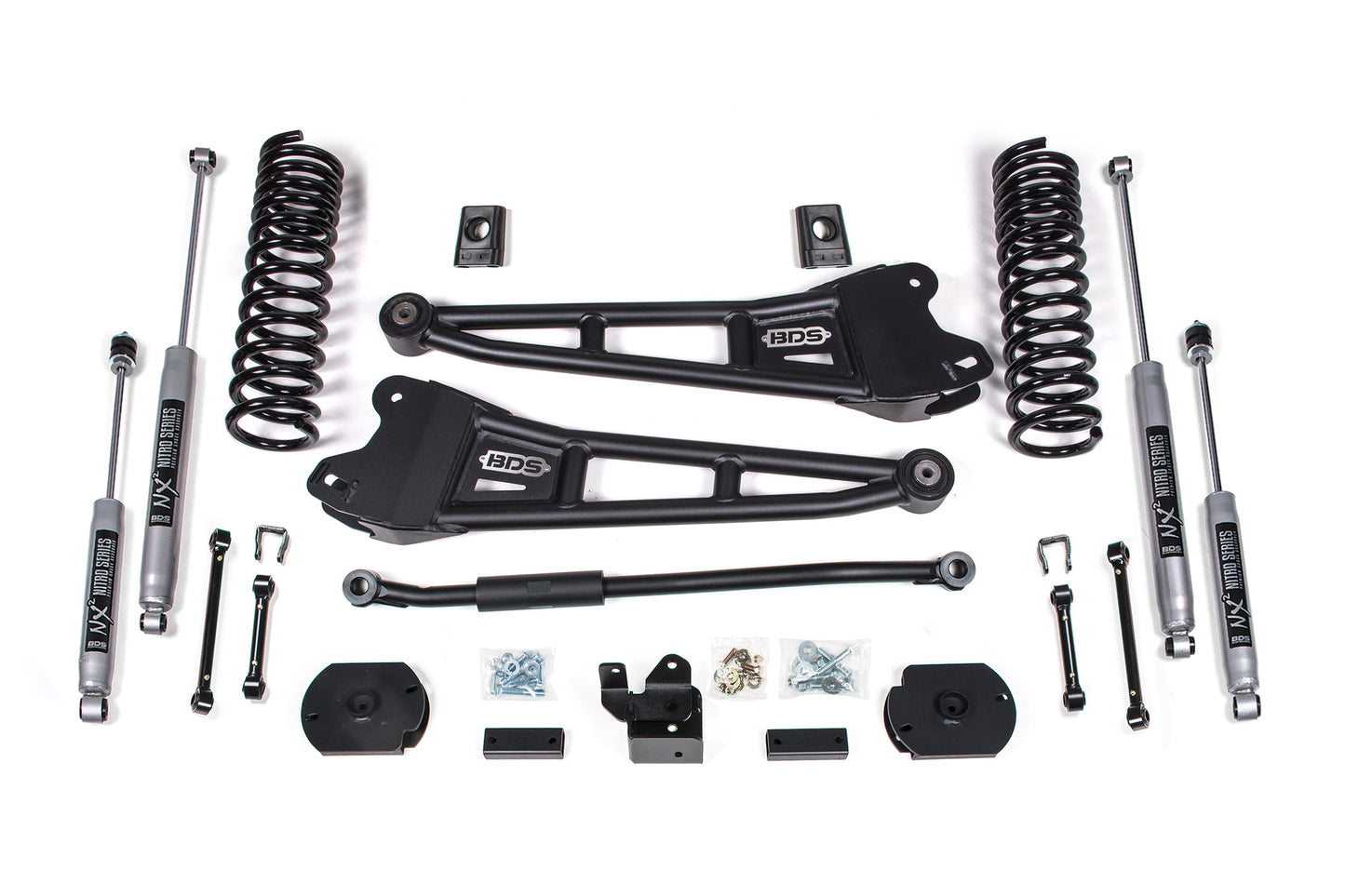 BDS 3 Inch Lift Kit Radius Arm Ram 2500 Diesel 4WD (2019–2024)