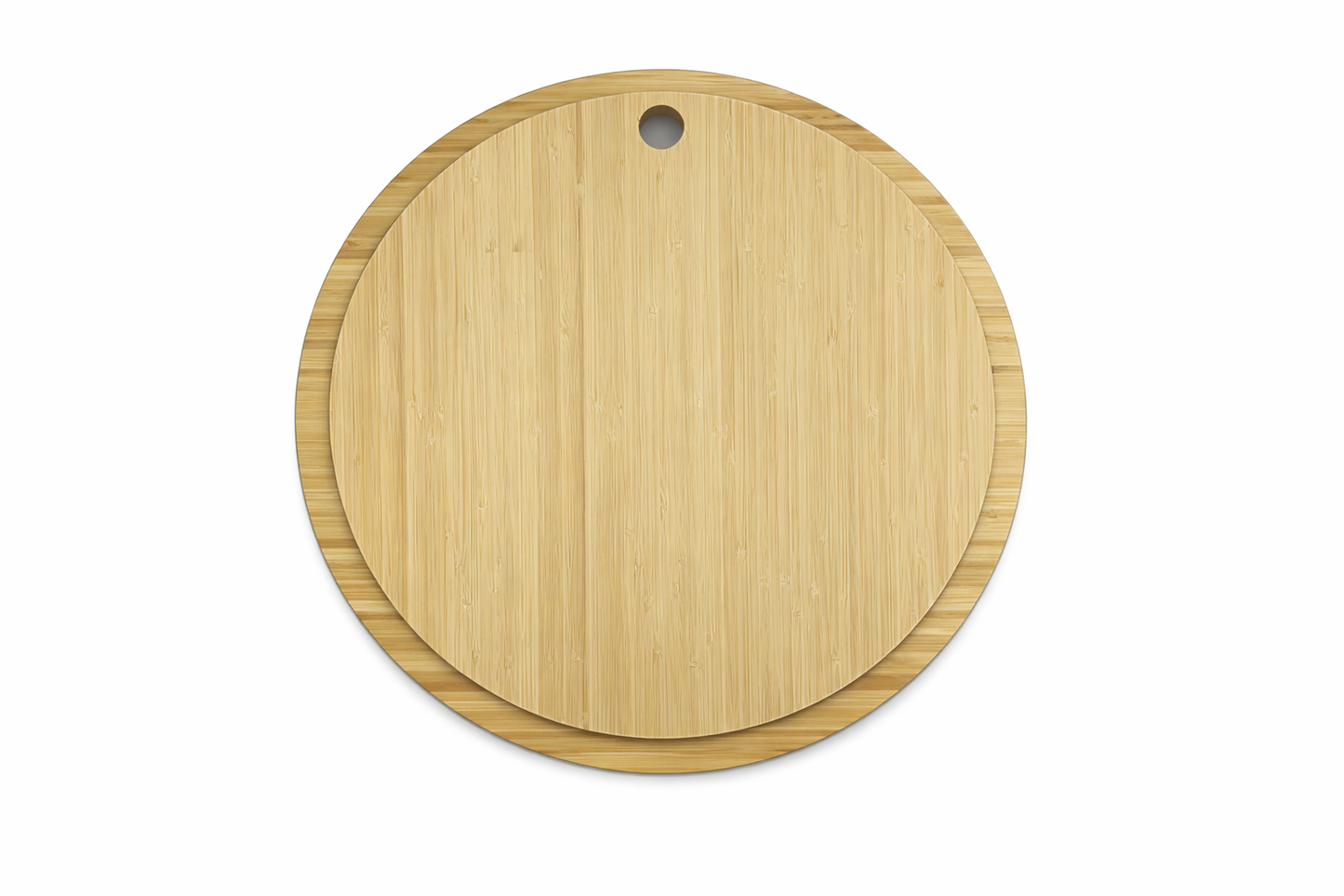 Bottom-side studio shot of the GripTurf Bamboo Prep Pro cutting board and sink cover.