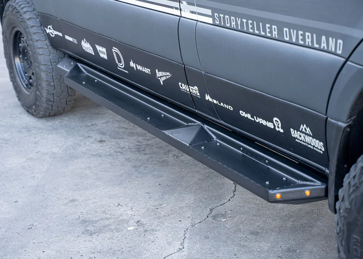 Sprinter/Transit EKKO and Open Trail Side Steps – Short/Flat Version (Fits Driver & Passenger Side)