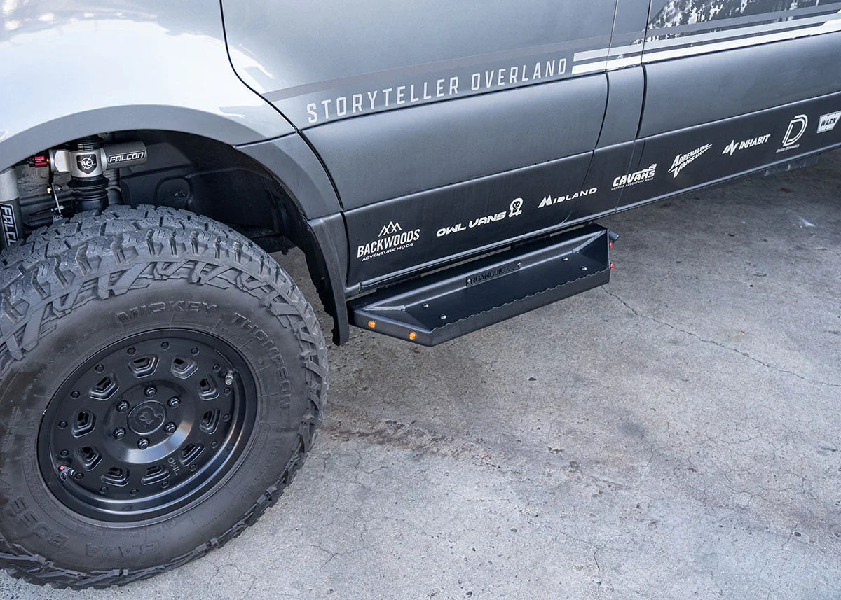 Sprinter/Transit EKKO and Open Trail Side Steps – Short/Flat Version (Fits Driver & Passenger Side)